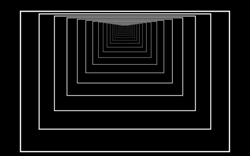 Create meme: malevich's black square, recursion, the square of Malevich 