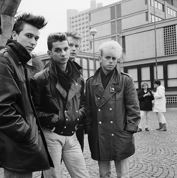 Create meme: depeche mode, depeche mode band in his youth, dave gahan and martin gore 1984