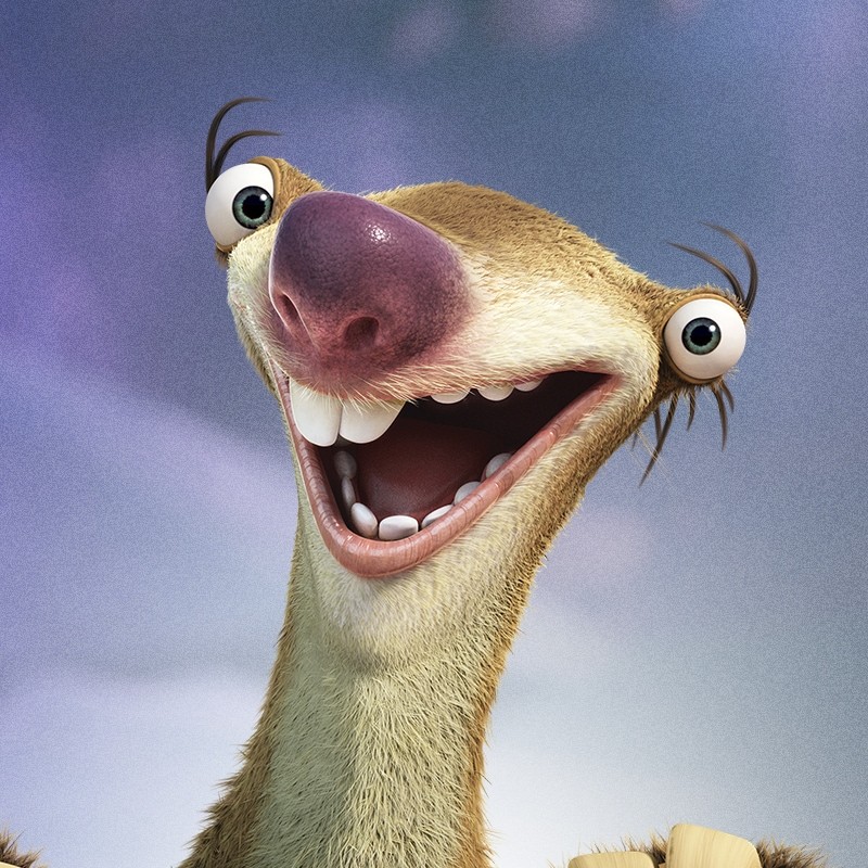 Create meme: sid from ice age, from the ice age , The sloth from glacial