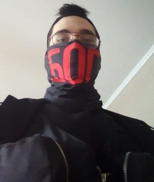 Create meme: the shooter in Kazan ilnaz galyaviev, without a mask, mask 