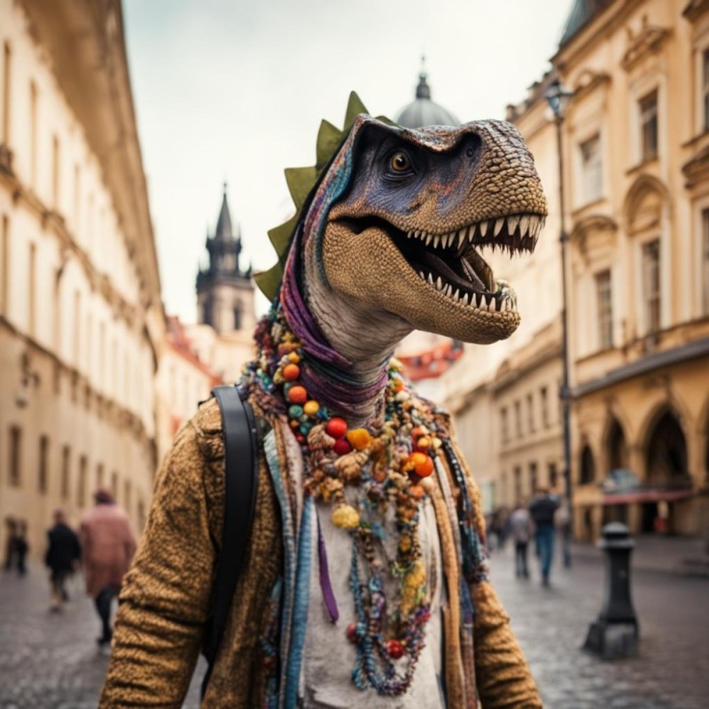 Создать мем: человек в костюме динозавра в музее, костюм динозавра, динозавры реалистичные