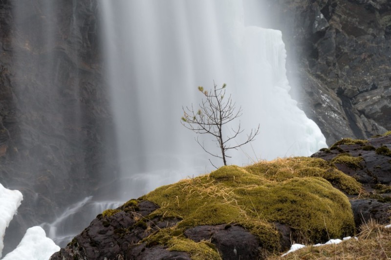 Создать мем: исландия водопад скогафосс, водопад природа, красивый водопад