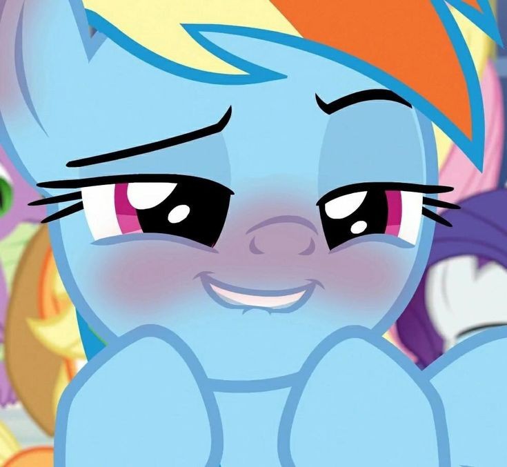 Create meme: rainbow dash , rainbow dash , Rainbow Dash face