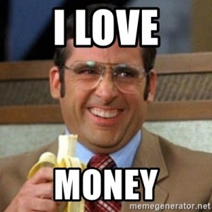 Create meme: funny memes, Steve Carell meme, money