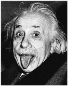Create meme: Constantine Einstein, albert Einstein, Einstein shows tongue