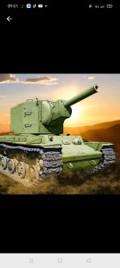 Создать мем: танк кв-1 и кв-2, тяжелый танк кв 2, атака на танк rush