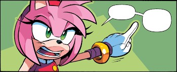 Create meme: sonic boom, sonic and amy, Amy Rose The Archie Comics giant