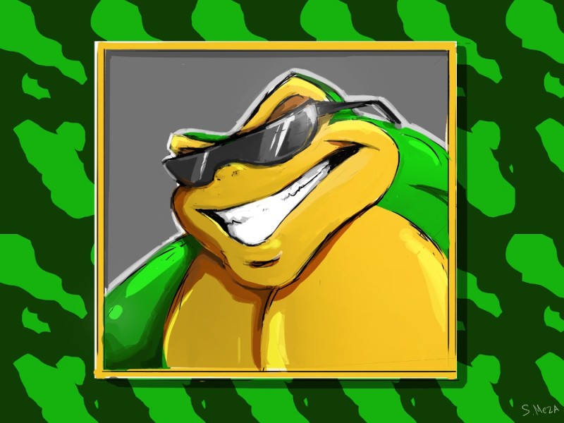 Создать мем: battletoads 2 уровни, жаба, battletoads аватар