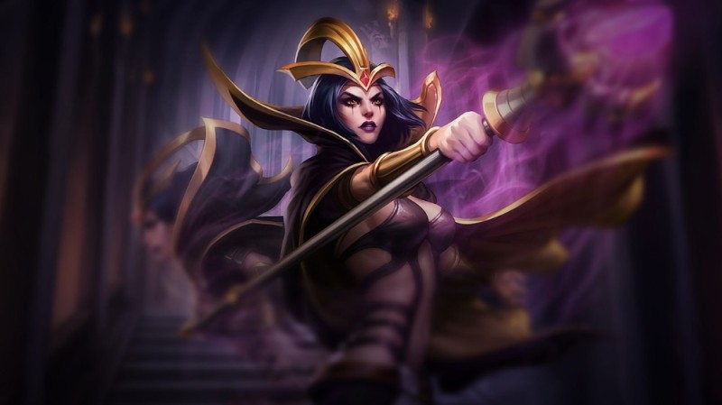 Create meme: leblanc lol, le blanc, leblanc is the champion