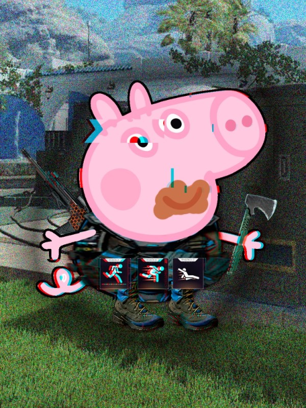 Create meme: peppa pig , peppa peppa, peppa daddy pig