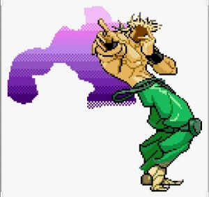 Создать мем: jojo s bizarre adventure, street fighter alpha charlie, street fighter flash kick