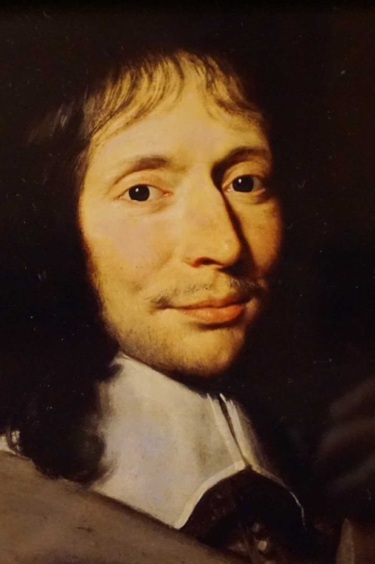 Create meme: Blaise Pascal, Pascal, Philippe de Champaigne. portrait of Blaise Pascal