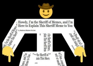 Create meme: Sheriff, social networks, Two thousand seventeen