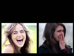 Create meme: woman, meme girl crying from happiness, crying girl meme