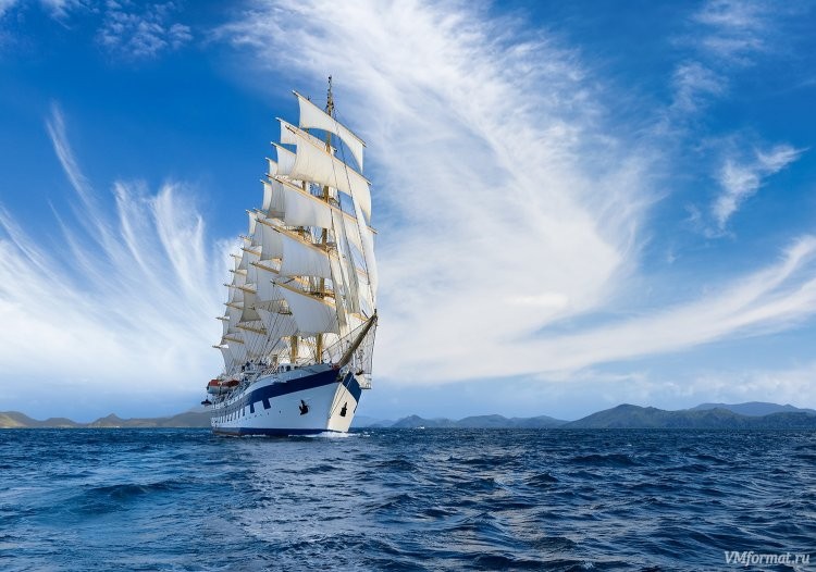 Create meme: royal clipper sailboat, ship sailboat, beautiful sailboat