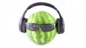 Create meme: DJ watermelon