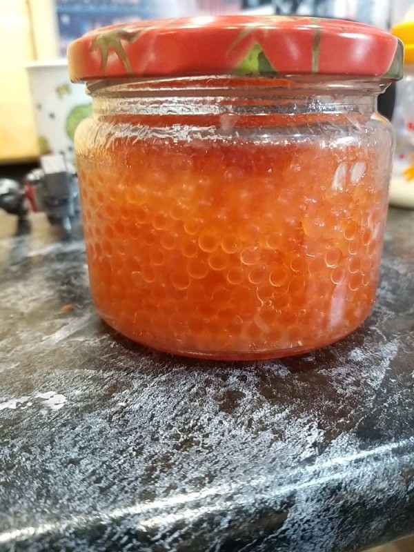 Create meme: red caviar, caviar , red trout caviar