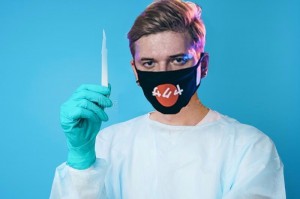 Create meme: surgeon with gloves and mask, mask for mouth, surgical mask