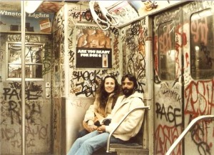 Create meme: new York subway, graffiti in metro new York, new york 1980