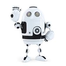 Создать мем: милый робот, белый робот, робот андроид на белом фоне