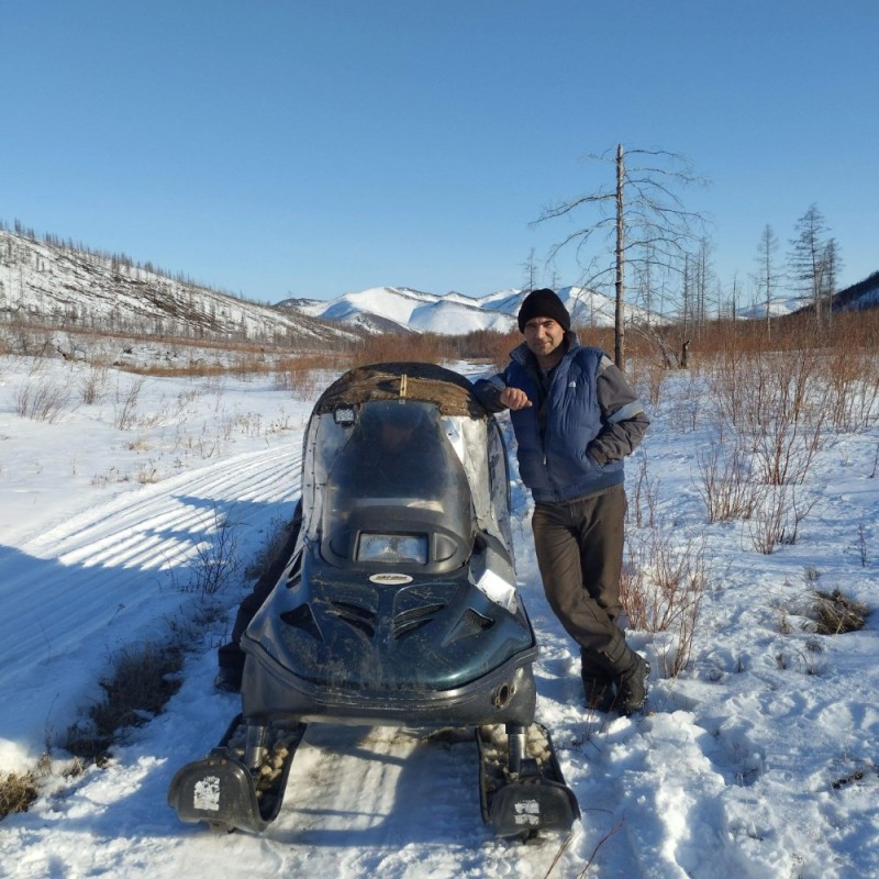 Create meme: mountain snowmobile, winter Altai on a snowmobile, people 