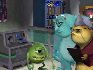 Создать мем: mike wazowski explaining, Майк Вазовский, корпорация монстров мем