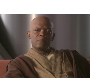 Create meme: Samuel l Jackson star wars