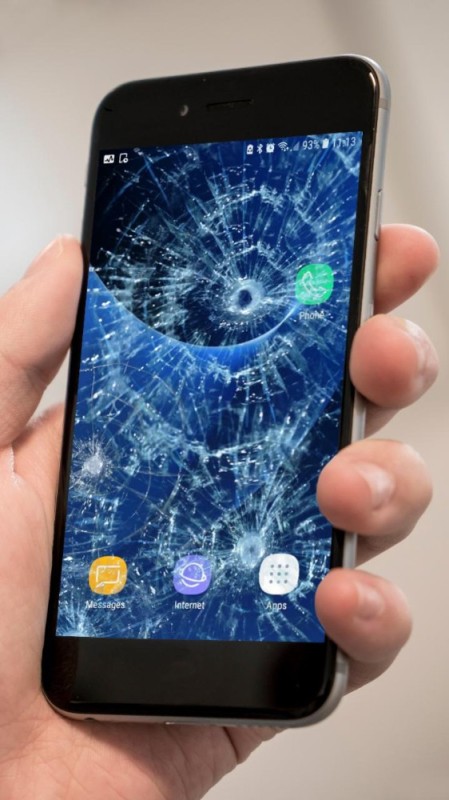 Create meme: broken screen , broken screen on the phone, broken smartphone screen