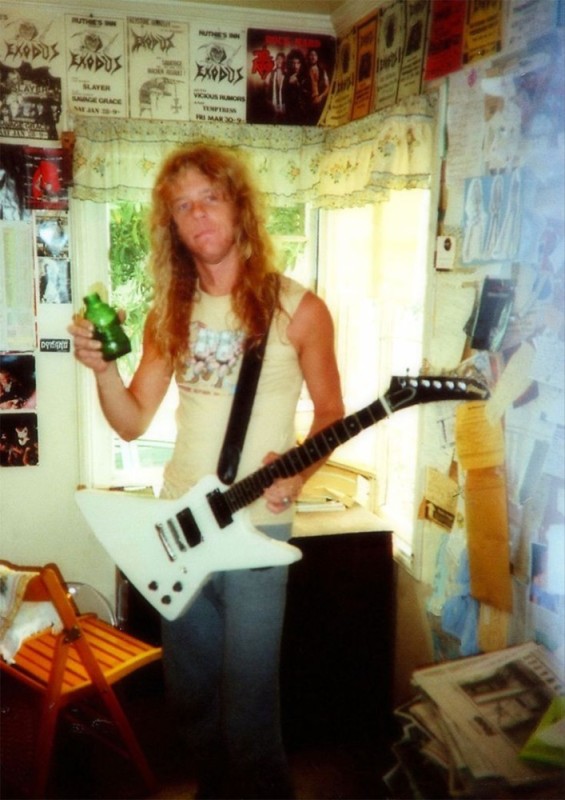 Create meme: metallica 80 s, metallica , Dave Mustaine 