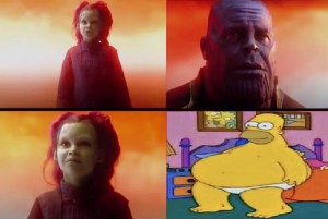 Create meme: old memes, character, thanos what did it cost