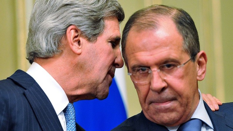 Create meme: Sergei Lavrov , the Minister of foreign Affairs of the Russian Federation , John Kerry 