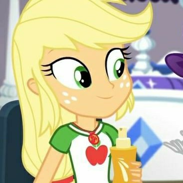 Create meme: applejack equestria girls, equestria girls applejack rock hairstyle, apple jack equestria girls screenshots