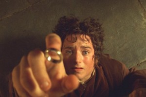 Create meme: elijah wood, the one ring, lord of the rings