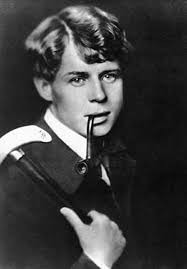 Create meme: Sergei Yesenin real, Esenina portrait with a pipe, Esenin, Serge