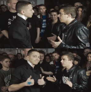 Create meme: meme oxxxymiron, oxxxymiron and daniboy battle