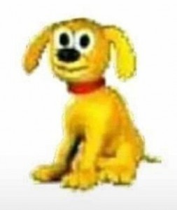 Создать мем: желтая собака виндовс, собака помощник windows xp, собачка из windows xp