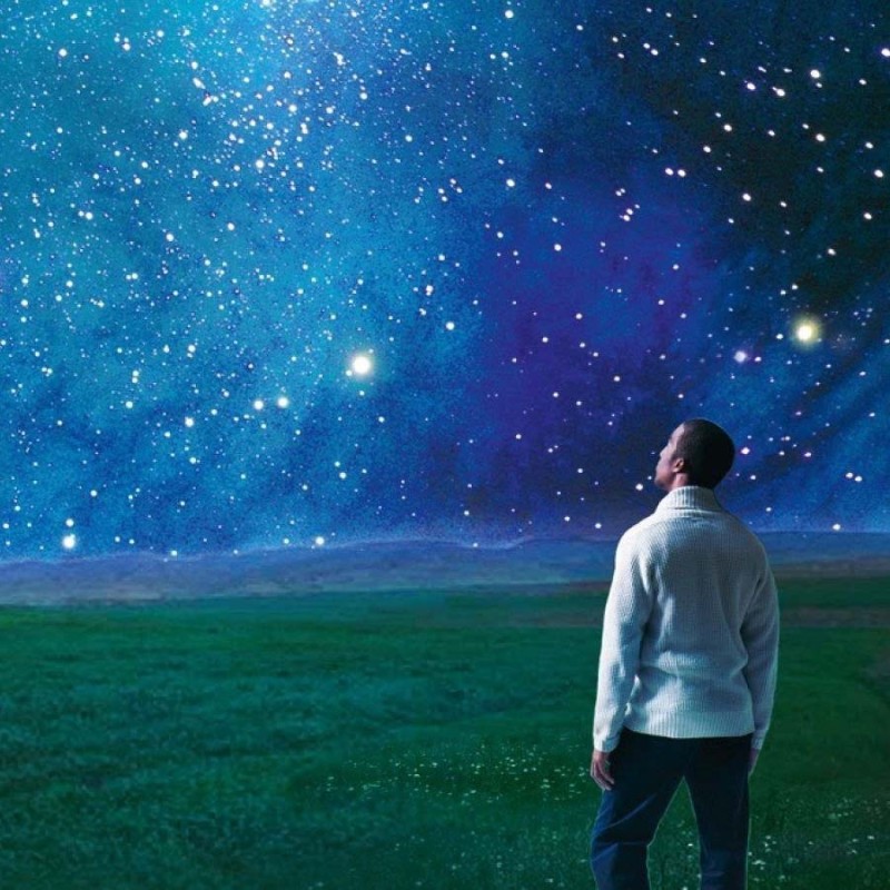 Create meme: sky cosmos , the starry sky and man, astronomical phenomena 