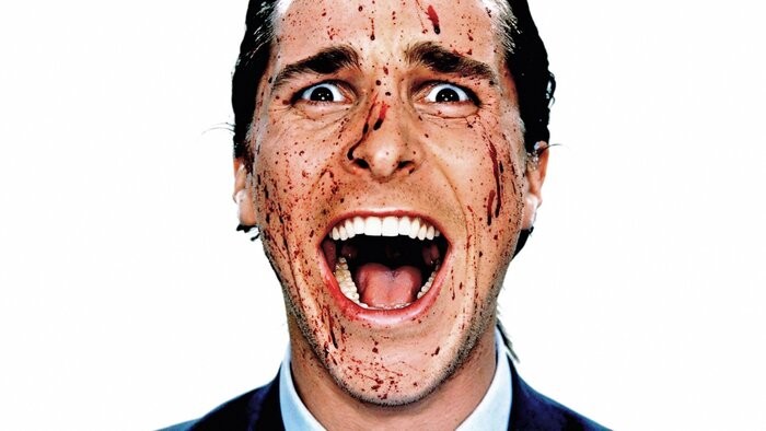 Создать мем: патрик бэйтмен, patrick bateman american psycho, the psychopath test