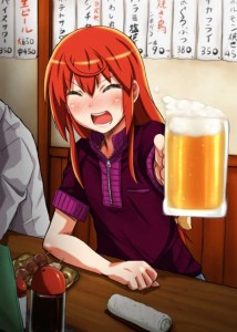 Создать мем: бармен аниме, аниме арты, аниме пиво