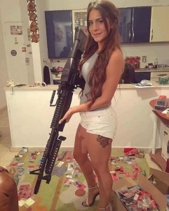 Create meme: nsfw girls, guns girls, girls with guns