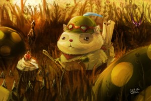 Создать мем: лягушка арт фэнтези, тимо lol, teemo