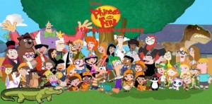 Создать мем: мульт, финес и ферб, phineas and ferb