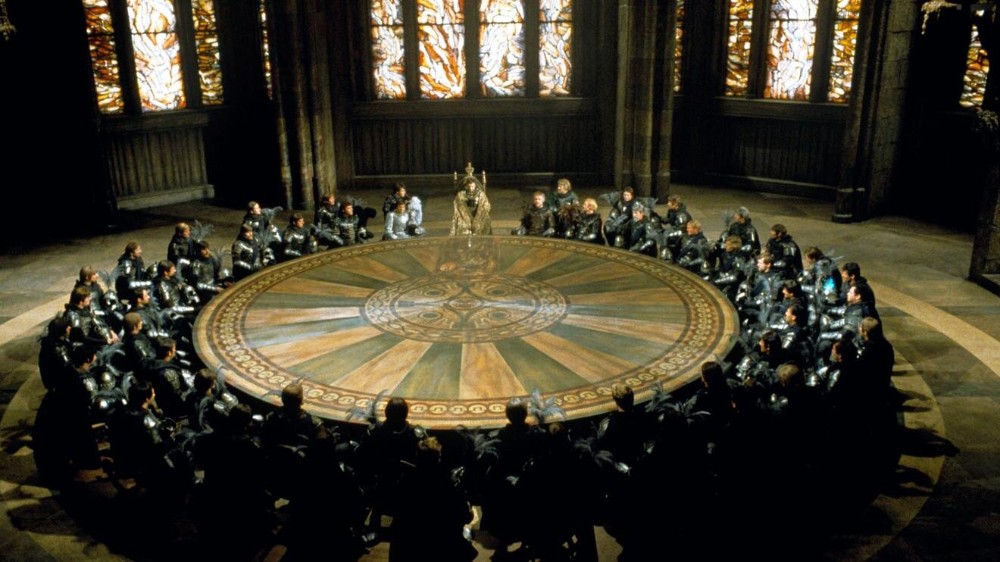Create meme: king arthur's round table, at the round table, king Arthur and the knights of the round table