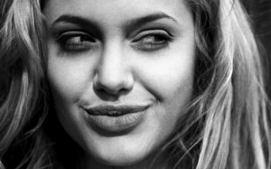 Create meme: portraits of celebrities, beautiful women, angelina jolie