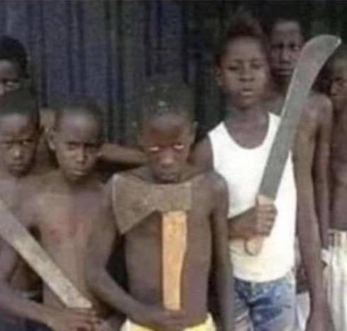 Создать мем: african boy 3, африканский юноша, children of the corn