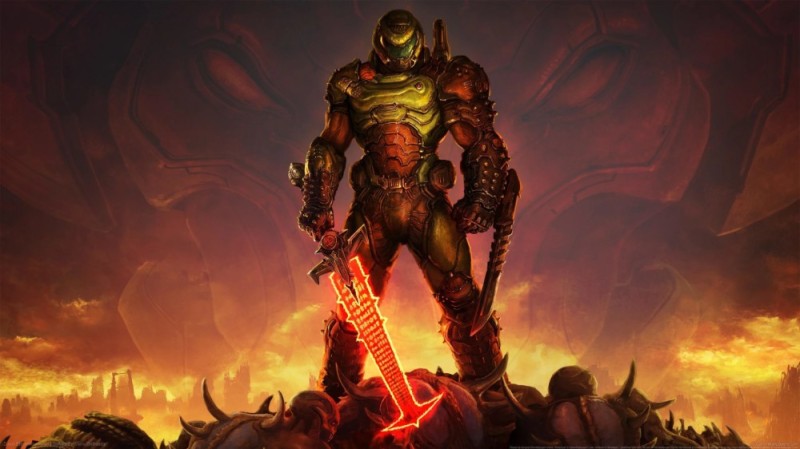 Создать мем: doom, doom eternal прохождение, палач рока doom