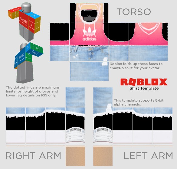 Roblox Avatar Clothing Template