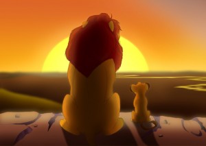 Create meme: simba, mufasa, the lion king 3D