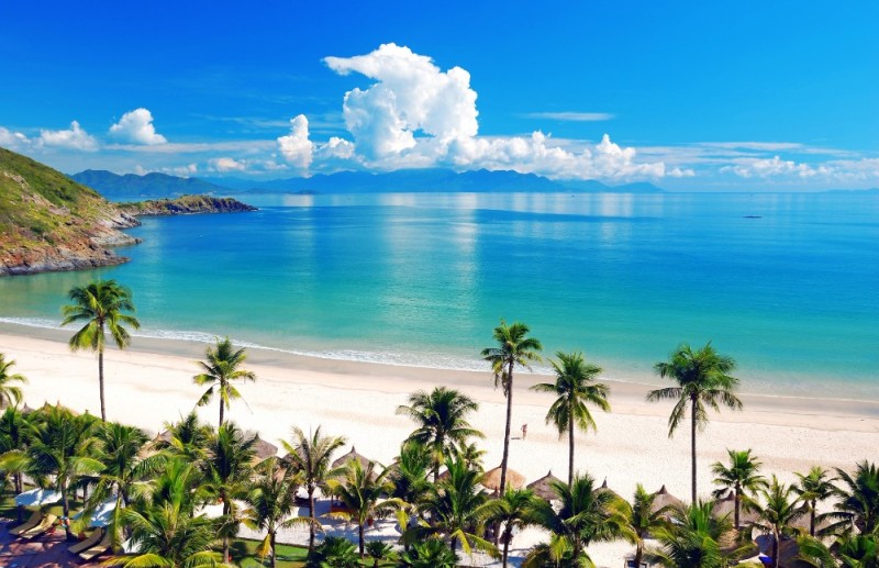 Создать мем: красивый пляж, вьетнам океан, пляжи вьетнама