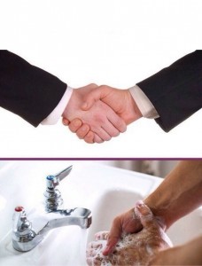 Create meme: handshake meme, spinner trick, clean hands